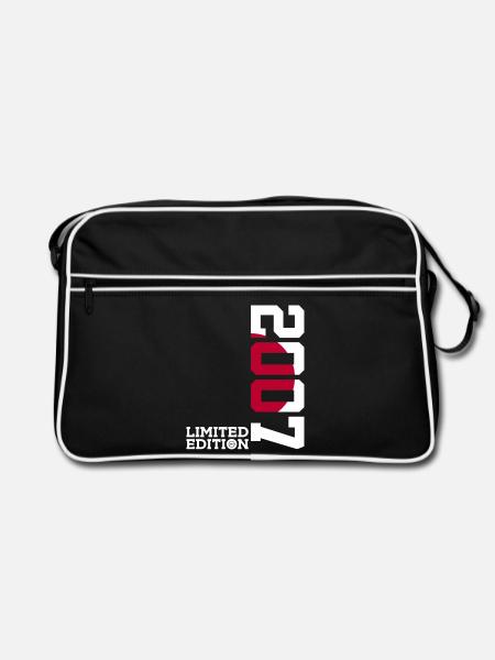 LIMITED EDITION 2007 JAPAN 19TH BIRTHDAY - Retro Bag - black/white