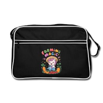 Farming Magic! - Retro Bag - black/white - Front