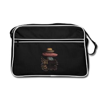 Master Of Stones - Retro Bag - black/white - Front