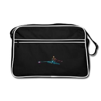 Altehrwürdiger Rudersport Pharaonen - Retro Tasche - Schwarz/Weiß - Vorne