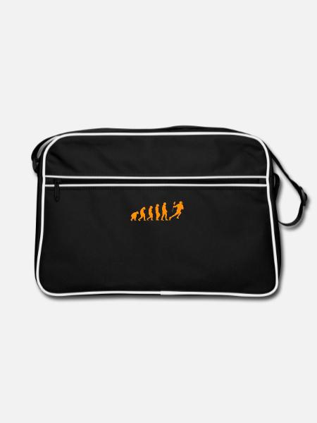 Lacross - Retro Tasche - Schwarz/Weiß