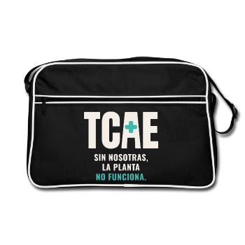 TCAE - Retro Tasche - Schwarz/Weiß - Vorne