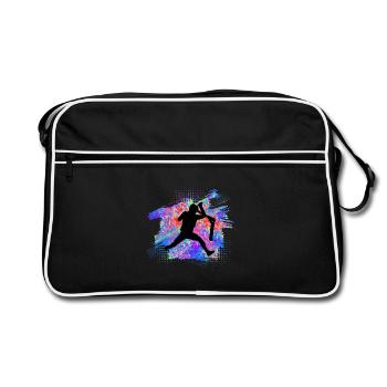 scooter - Retro Tasche - Schwarz/Weiß - Vorne