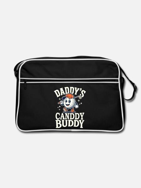 Papas Caddy Buddy - Retro Tasche - Schwarz/Weiß