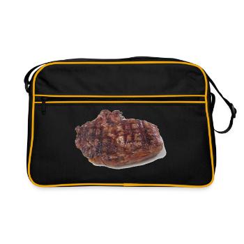 Steak - Retro Bag - black/gold - Front