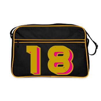 18 - Sac Retro - noir/or - Devant