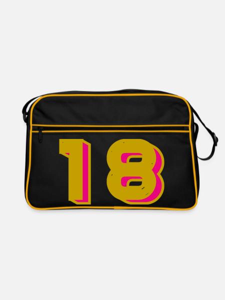 18 - Sac Retro - noir/or