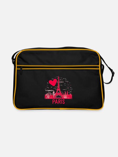 I like minimalist Paris - Retro Bag - black/gold