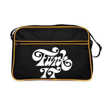Funk It - Retro Tasche - Schwarz/Gold - Vorne