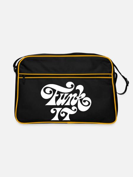 Funk It - Retro Tasche - Schwarz/Gold