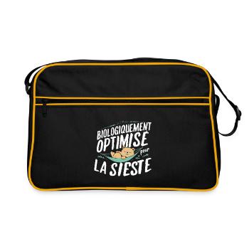 Biologiquement Optimisé Pour La Sieste - Sac Retro - noir/or - Devant
