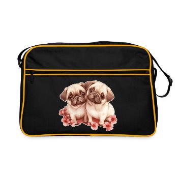 Carlin - Sac Retro - noir/or - Devant
