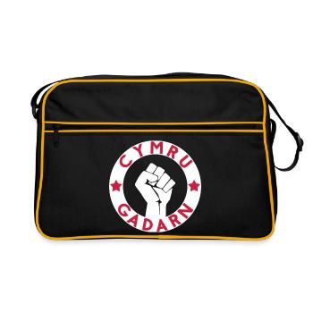 Cymru Gadarn - Sac Retro - noir/or - Devant