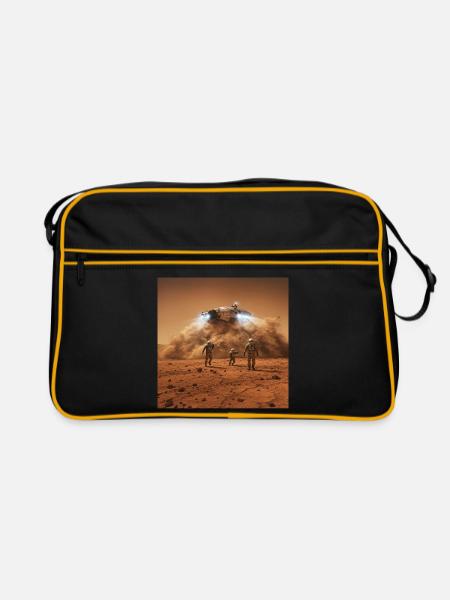 Wild Wild Space - Retro Tasche - Schwarz/Gold