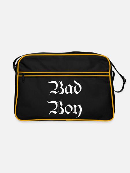 Streetwear - Retro Tasche - Schwarz/Gold