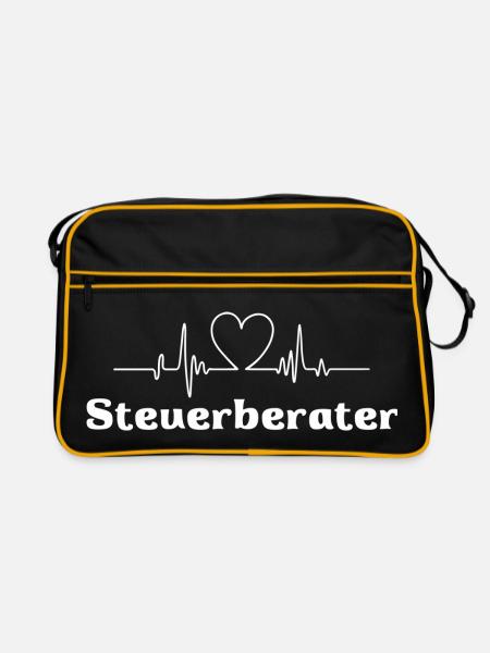 Steuerberater - Retro Tasche - Schwarz/Gold