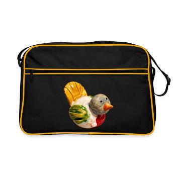 Ptaszek_SpokoLoko - Retro Tasche - Schwarz/Gold - Vorne
