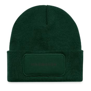 Hanover German City Lower Saxony lettering - Kids' Recycled Patch Beanie - bottle green - Front