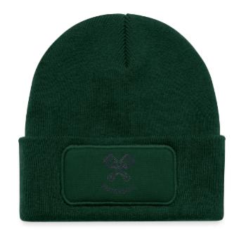PISTON - CO - Kids' Recycled Patch Beanie - bottle green - Front