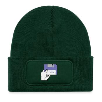 Work bench - Kids' Recycled Patch Beanie - bottle green - Front