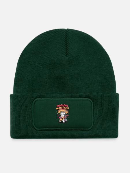 Magische Mariachi - Kinder Recycelter Patch Beanie - Flaschengrün