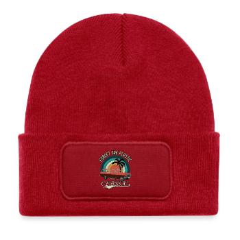 Vintage Drive the classics Oldtimer Classic Car - Kids' Recycled Patch Beanie - classic red - Front