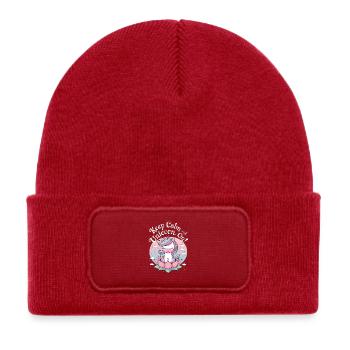 Keep Calm And Unicorn On! - Kids' Recycled Patch Beanie - classic red - Front