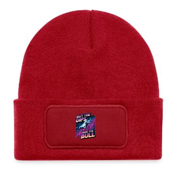 Buy The Dips Ride The Bull - Kids' Recycled Patch Beanie - classic red - Front