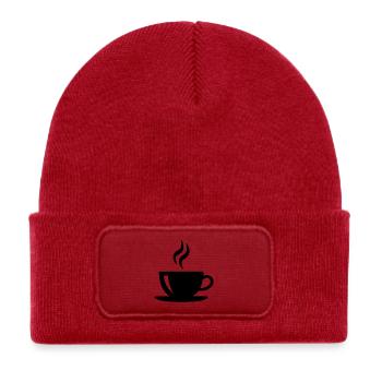 Coffee cup - Kids' Recycled Patch Beanie - classic red - Front