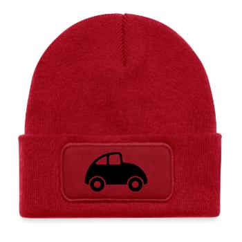 Car - Kids' Recycled Patch Beanie - classic red - Front
