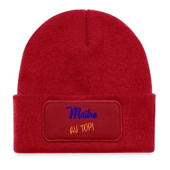 MASTER - Kids' Recycled Patch Beanie - classic red - Front