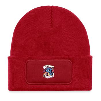 Feeling Fired Up - Kids' Recycled Patch Beanie - classic red - Front