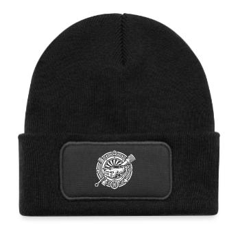 Car Tuning Logo - Kids' Recycled Patch Beanie - black - Front