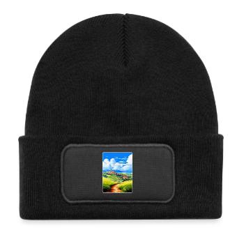 Castilla Y Leon Spain Vintage Travel Poster WPA - Kids' Recycled Patch Beanie - black - Front