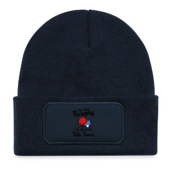 Table tennis - Kids' Recycled Patch Beanie - french navy - Front