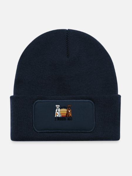 Boxer - Kinder Recycelter Patch Beanie - French Navy - Vorne