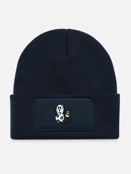 Kunst ScHoF - Kinder Recycelter Patch Beanie - French Navy