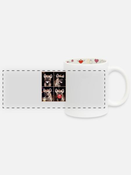 Hyänen Hyäne - Love Tasse 325 ml - Weiß