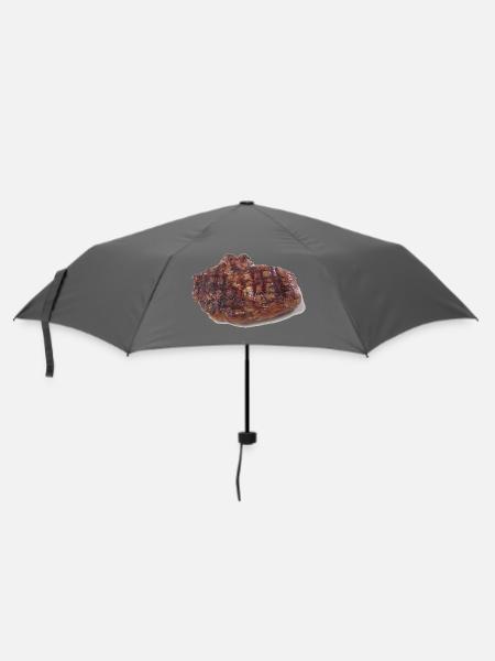 Steak - Regenschirm (klein) - Grau