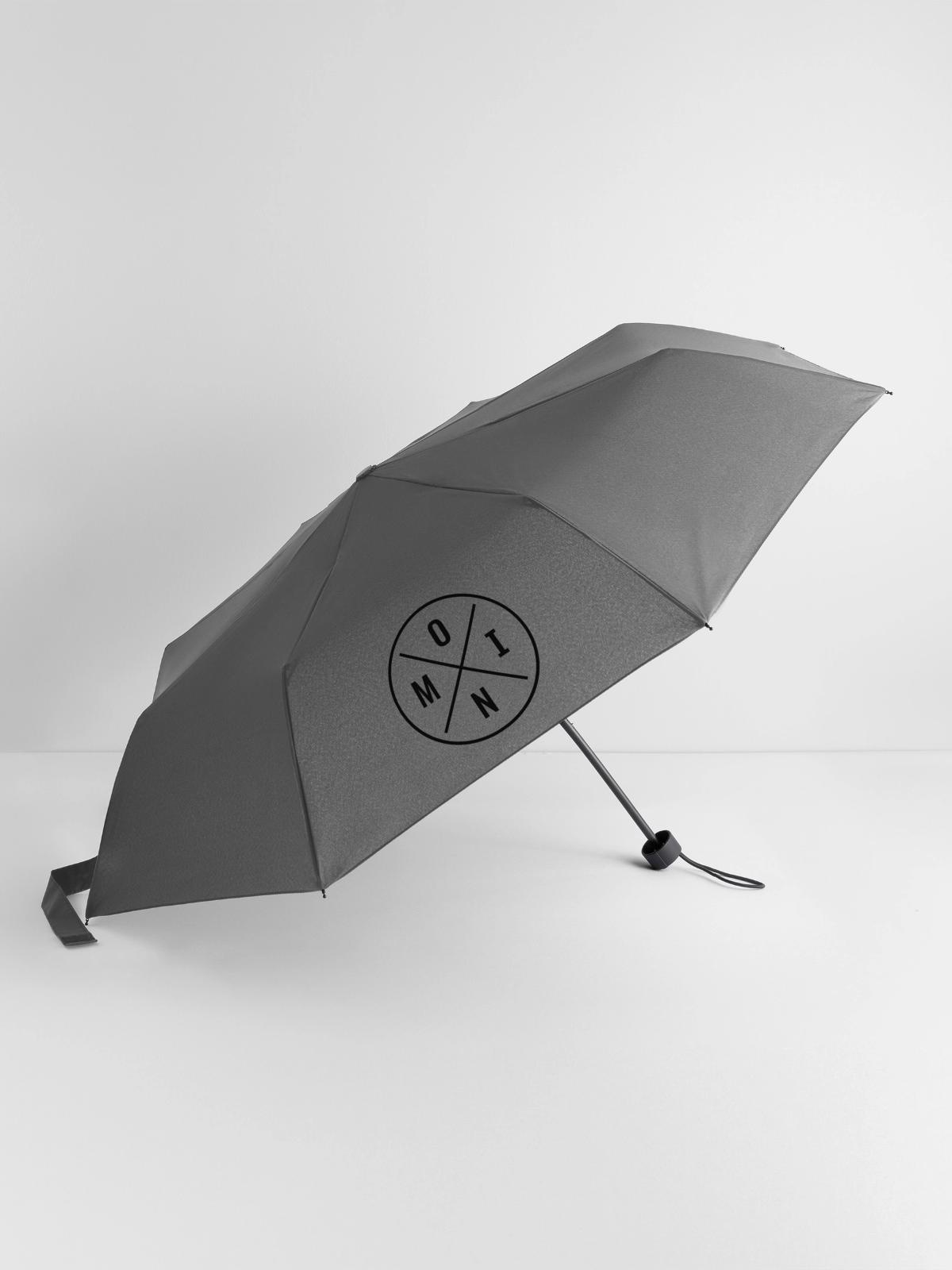 MOIN - Regenschirm (klein) - Grau - Vorne