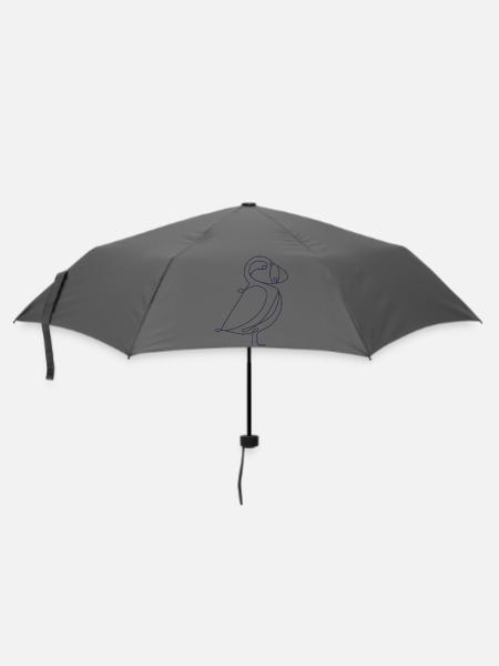 Papageitaucher Papageientaucher Island Puffin - Regenschirm (klein) - Grau