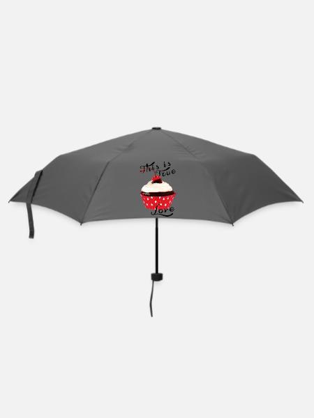 MUFFIN - Regenschirm (klein) - Grau