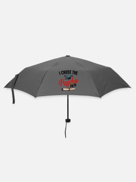 Psychologe - Regenschirm (klein) - Grau