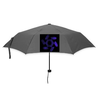 ENTWURF. KUNST. PAPA. MAMA. MODERN. AFRIKA. GEEK. - Regenschirm (klein) - Grau - Vorne