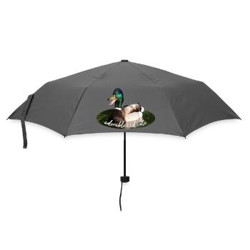 Ente Stockente - Regenschirm (klein) - Grau - Vorne