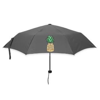 Ananas - Regenschirm (klein) - Grau - Vorne