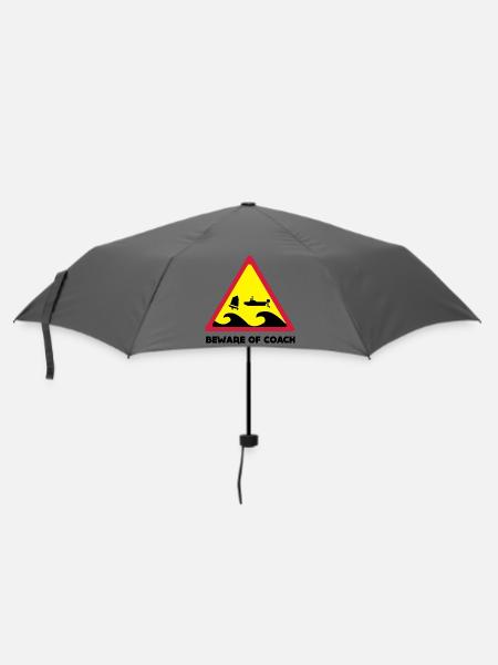 Beware Of Coach - Opti Edition - Regenschirm (klein) - Grau