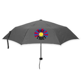 free tibet - Regenschirm (klein) - Grau - Vorne