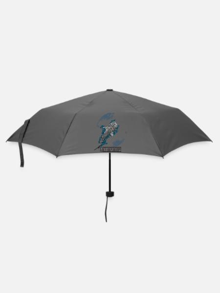 Walhai der Galapagos-Inseln - Regenschirm (klein) - Grau