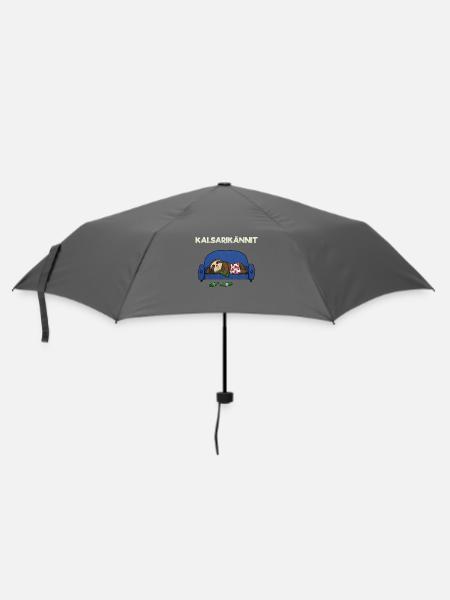 Kalsarikännit - Regenschirm (klein) - Grau